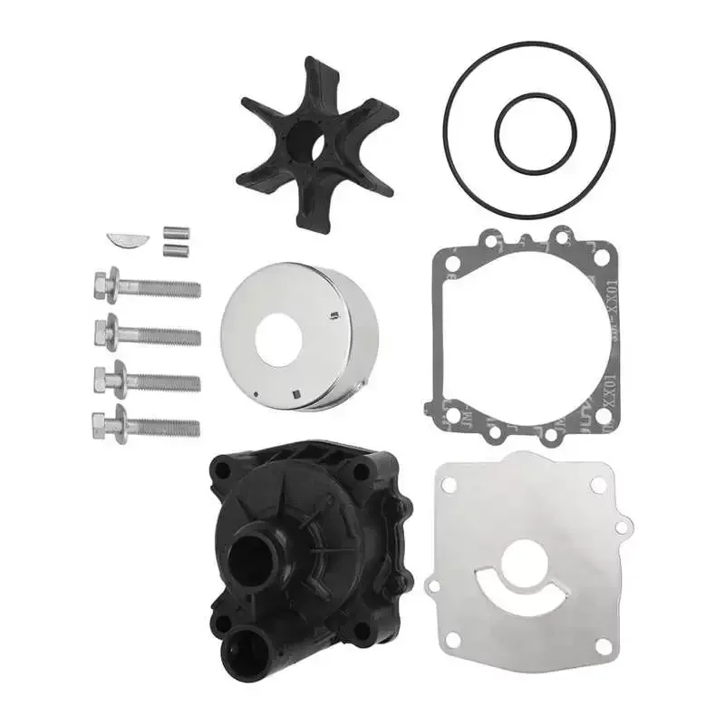 61A‑W0078‑A3‑00 Rustproof Water Pump Impeller Repair Kit Metal Alloy for V6 Outboards 150 175 200 225 250 300 Hp Engines enlarge