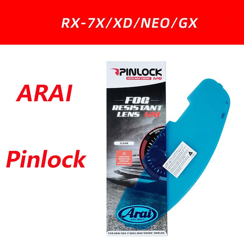 

Motorcycle Visor Pinlock for Arai RX-7X NEO XD GX Full Helmet Lens Buckle Anti-fog Sticker Sunshade Film Moto Accessories