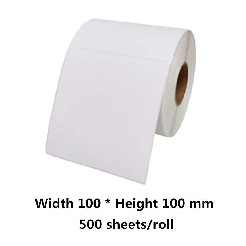

Width 100 * height 100mm label thermal printer barcode QR code self-adhesive sticker