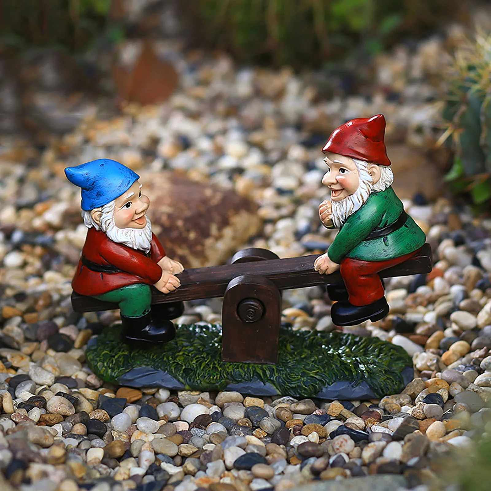 Мультяшный милый гном карликовый морской сад искусственное украшение для улицы