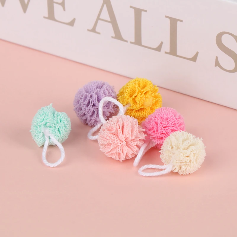 

Colorful 3Pcs Dollhouse Miniature Bathroom Furniture Simulation Bath Ball Model DIY Accessories Scene Model Baby Gift