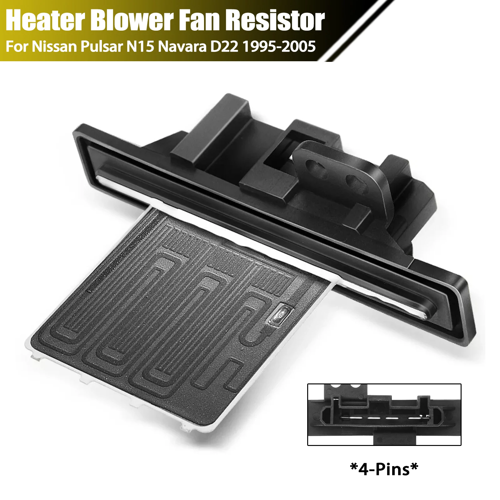 

Резистор вентилятора отопителя для Nissan Pulsar N15 1995-2000 Navara D22 1997-2005 гг. 271503 S810 Высокая точность