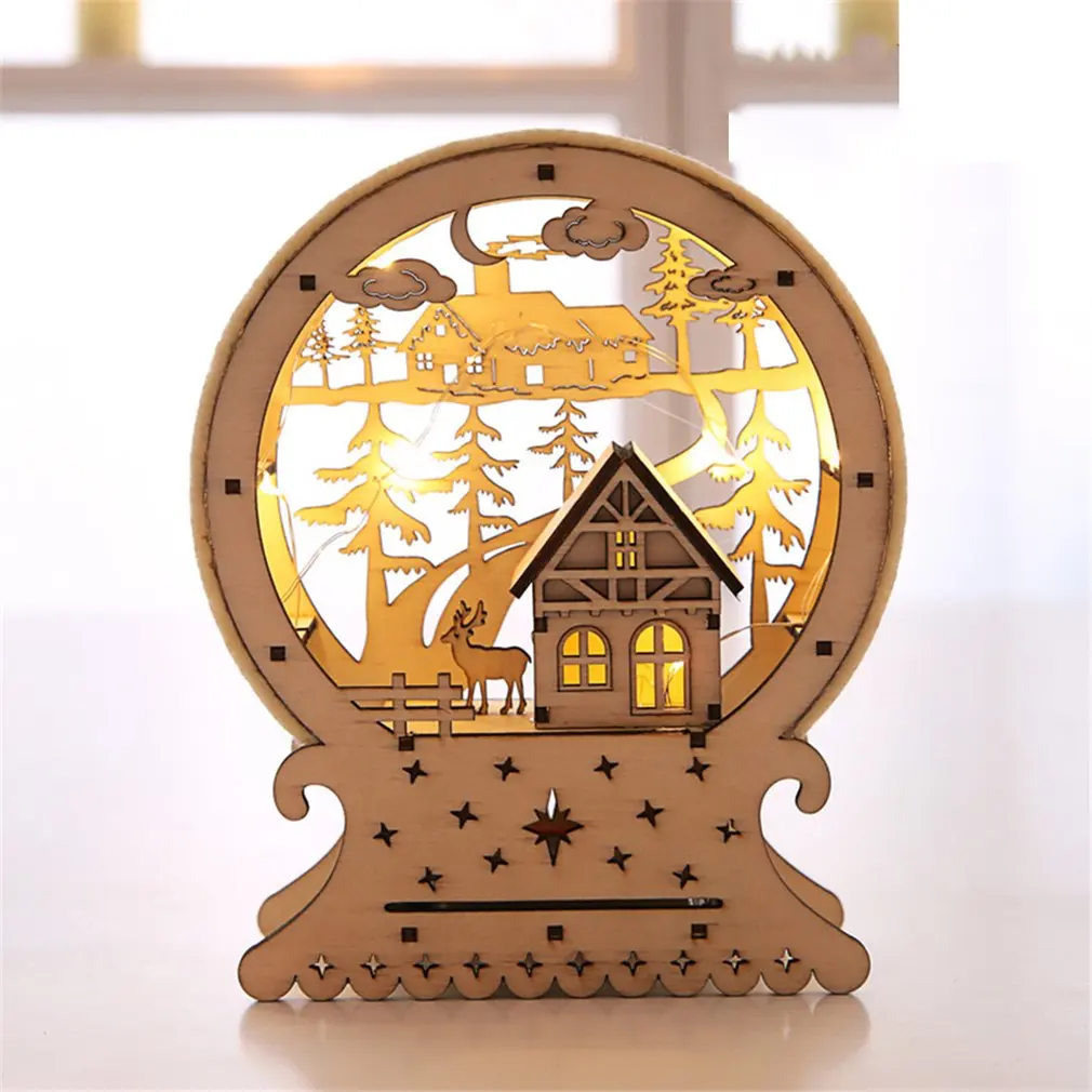 

Деревянный декор, креативный Настольный Рождественский Декор