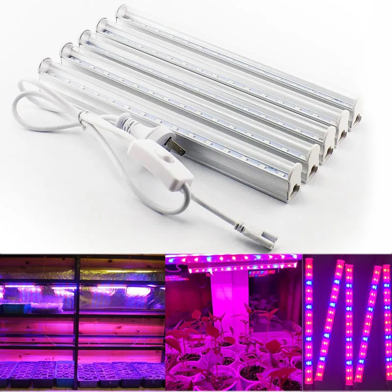 

Led Plant Grow Light T5 Tube Red Blue Vegetable Growing for Flower Plants Hydro Indoor Greenhouse Growbox Tent Planter