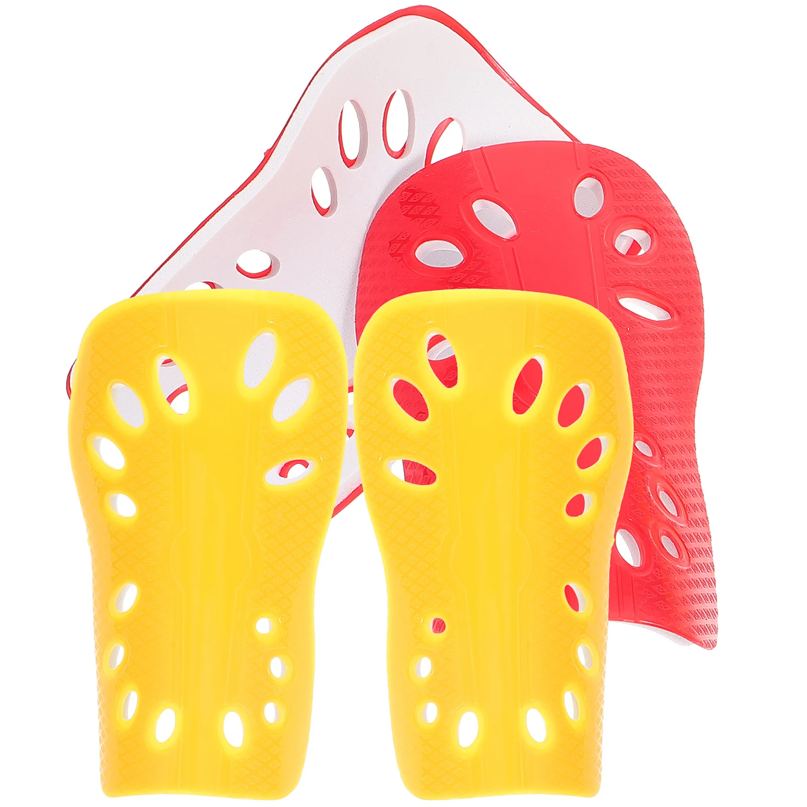 

2 Pairs Wear-resistant Shin Protectors Children Guards Major Youth Soccer Sports Leg Durable Pads Plastic Accessory