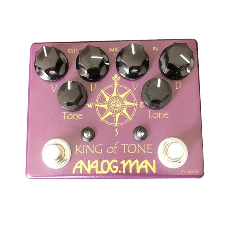 LY-ROCK Electric Guitar Super Sun Face King of TONE Highest Configuration Overdrive Stompbox Effect