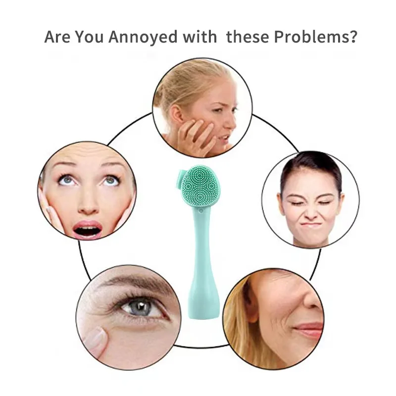 Многофункциональное Силиконовое средство для глубокой очистки кожи лица