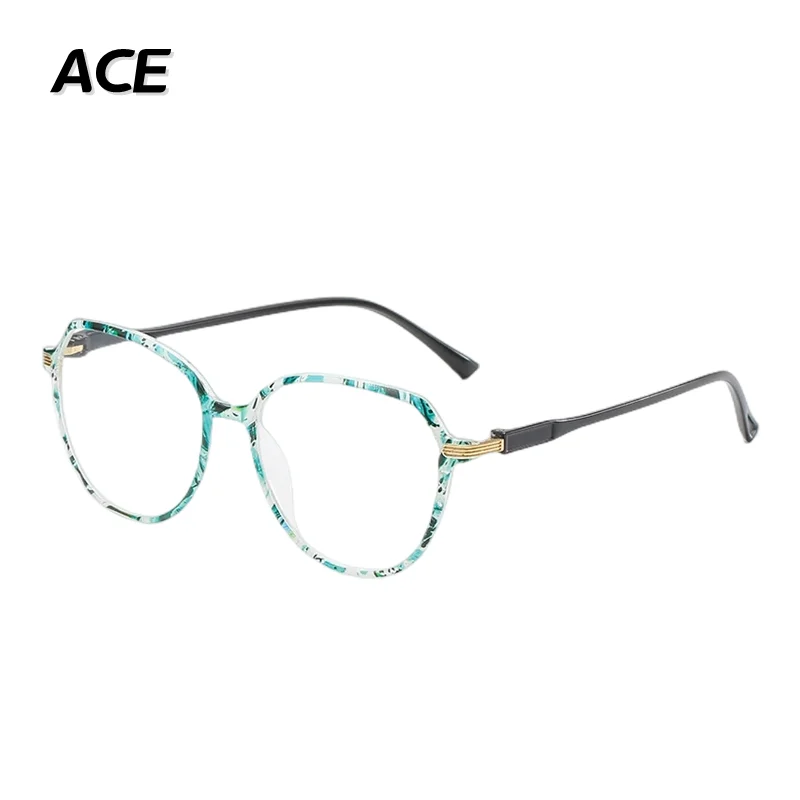 

ACE Fashion Round Printed Big Size Eyeglasses Women Men Reading Glasses Magnifier Diopter Presbyopic Reading Glasses +1.0~4.0
