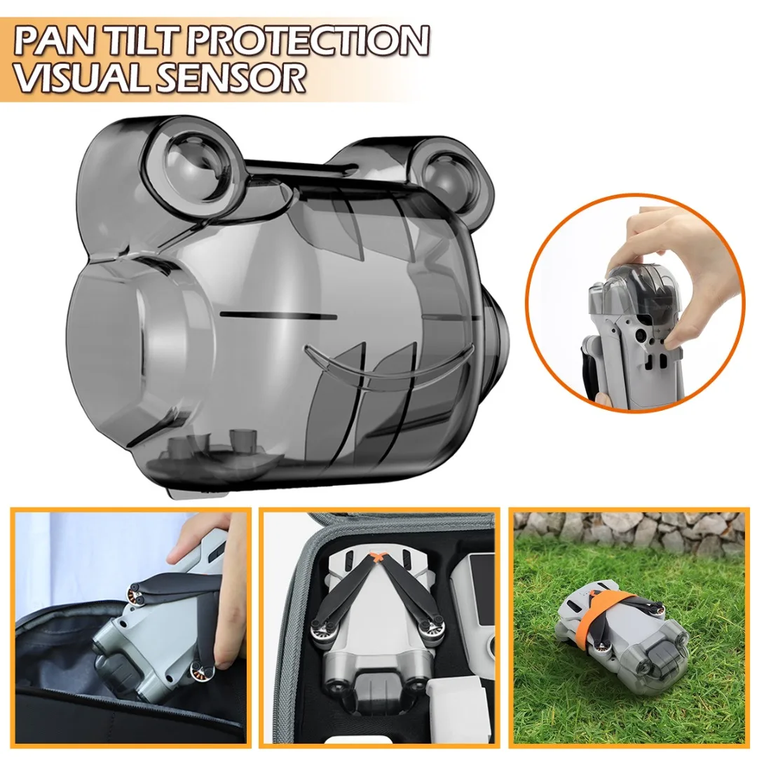 

Mayitr 1pc RC Drone Gimbal Camera Protector Cover Frog Shape Lens Protection Cap For DJI Mini 3 Pro Accessories