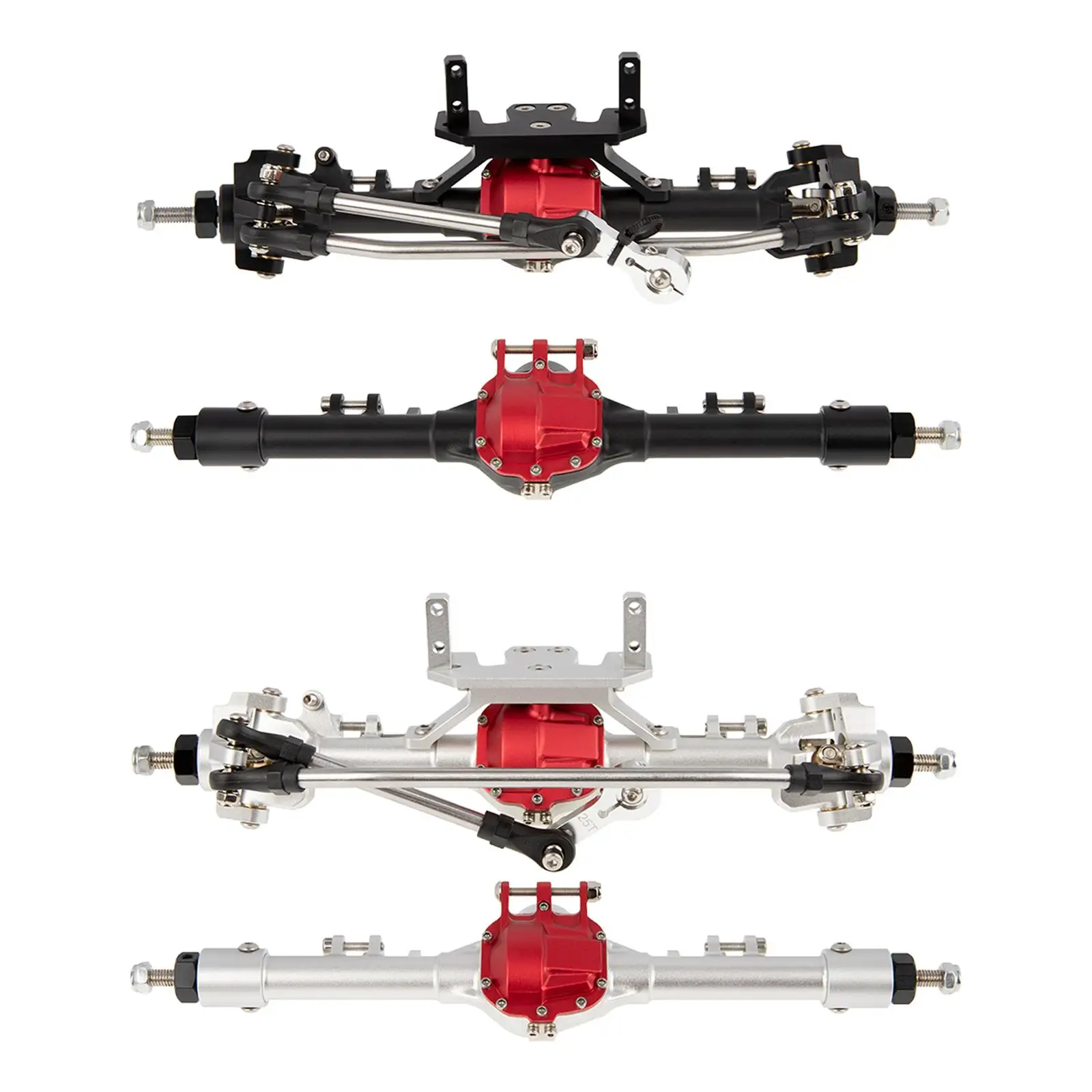 

Complete Front Rear Axle Set Replacement for Axial SCX10 1:10 RC Crawler Car