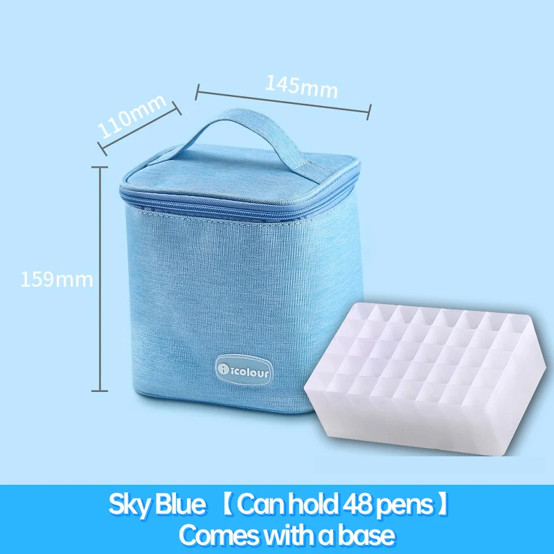 

Чехол для маркеров Icolour, синий, 36/48/60/80/168/240 шт.