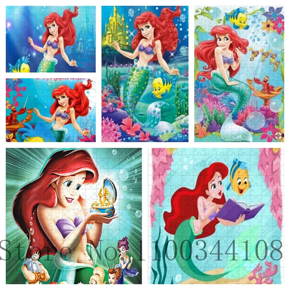 

Пазлы Disney «русалка» для взрослых, 300/500/1000 шт.