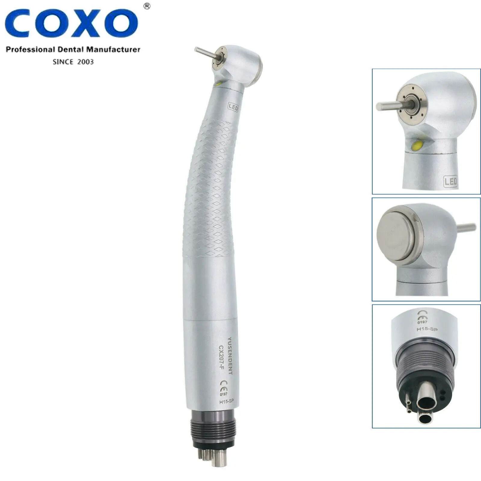 COXO Dental LED Self Power High Speed Standard Head CX207-F-SP M4