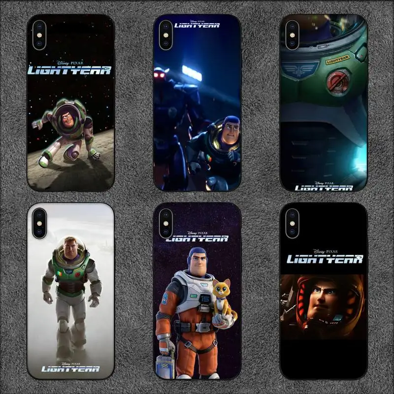 

Disney Buzz Lightyear Phone Case For iPhone 11 12 Mini 13 14 Pro XS Max X 8 7 6s Plus 5 SE XR Shell