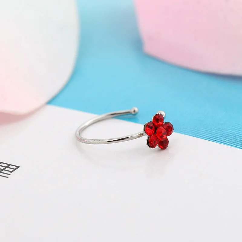 Серьги-кольца женские из нержавеющей стали с фианитами ювелирные украшения для