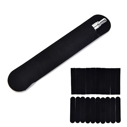 

10pcs/pack Velvet Pen Pouch Holder Single Pencil Bag Pen Case With Rope For Rollerball Fountain/Ballpoint Pen