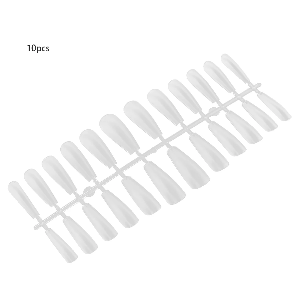 

240pcs / box Artificial Nails Ultra-Thin Frosted Nail Art Tips False Nail Art Tips UV Gel ToolsBallerina