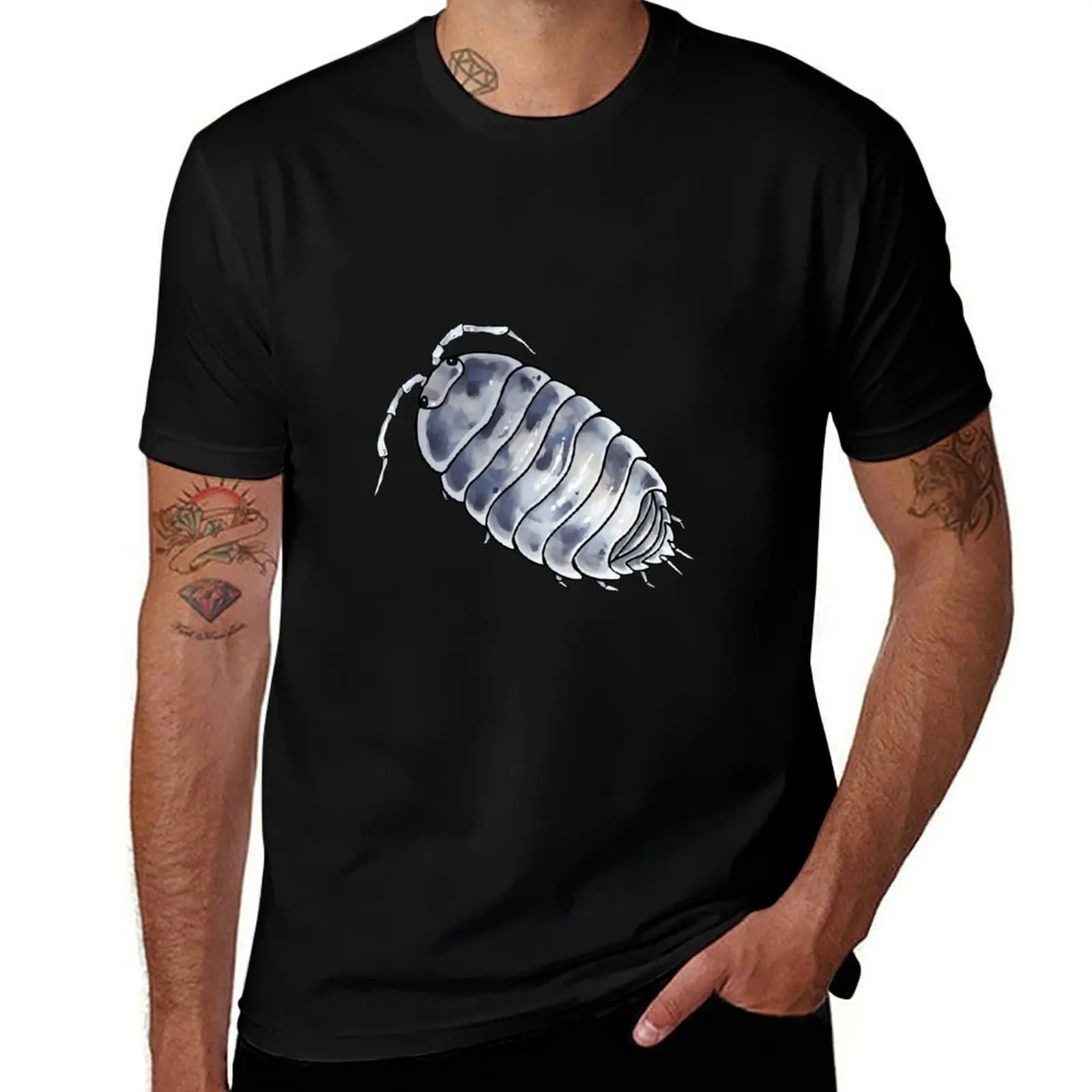 Фото Футболка Porcellio laevis dairy cow Isopod, удобная футболка с короткими рукавами для тренировок №1