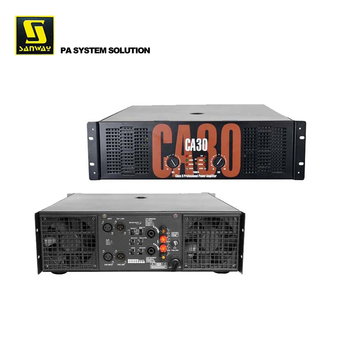 Двухканальный усилитель мощности трансформатора класса H высокой CA30 8100 Вт