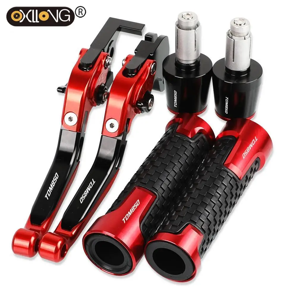 

Motorcycle Brakes Tie Rod Handbrake Brake Clutch Levers Handlebar Hand Grips ends For YAMAHA TDM850 1991 -2002