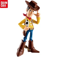 bandai genuine disney toy story anime figures comic stars woody action figure model collect ornaments kids toy christmas gifts