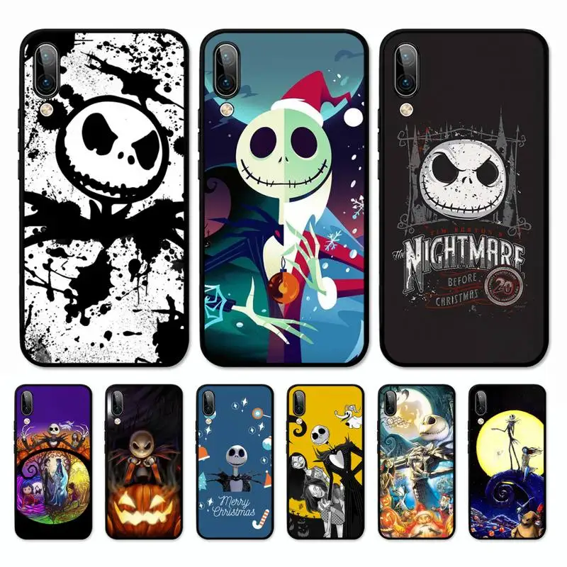 

Disney Nightmare Before Christmas Phone Case For OPPO A9 A7 A3S A1K F5 Reno 2 Z Realme 6 5 Pro C3 Vivo Y91C Y51 Y31 Y19 Y11 V17