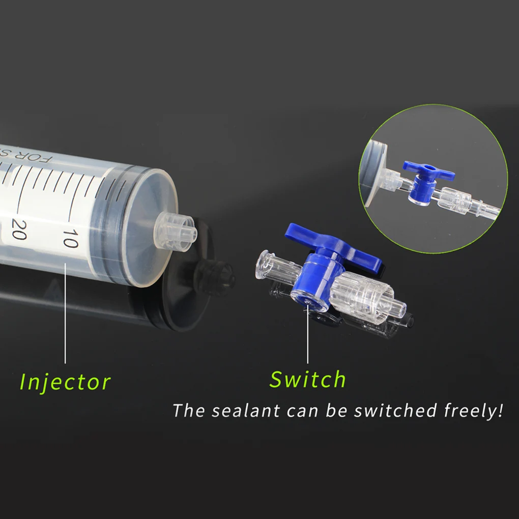 

Tire Repair Tool Bike Tubeless Tire Sealant Filling Tool Tubeless Tyre Repair Kit Injector Injection Tool Valve Core Removal