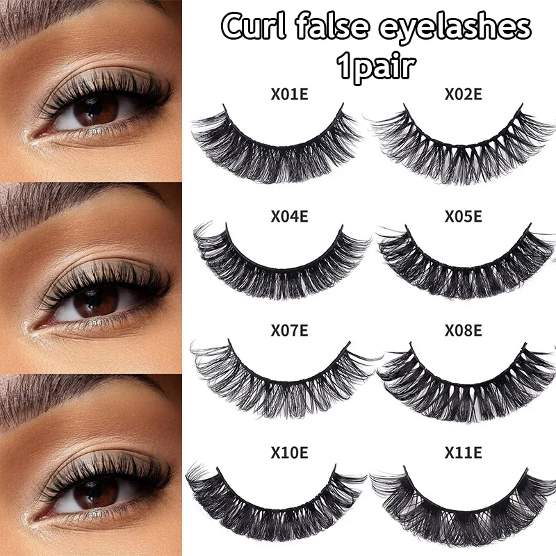 

3D Faux Hair DD Curl Eyelashes Reusable Fluffy New Lashes Extension Bushy Volumes Russia Strip False Eyelashes