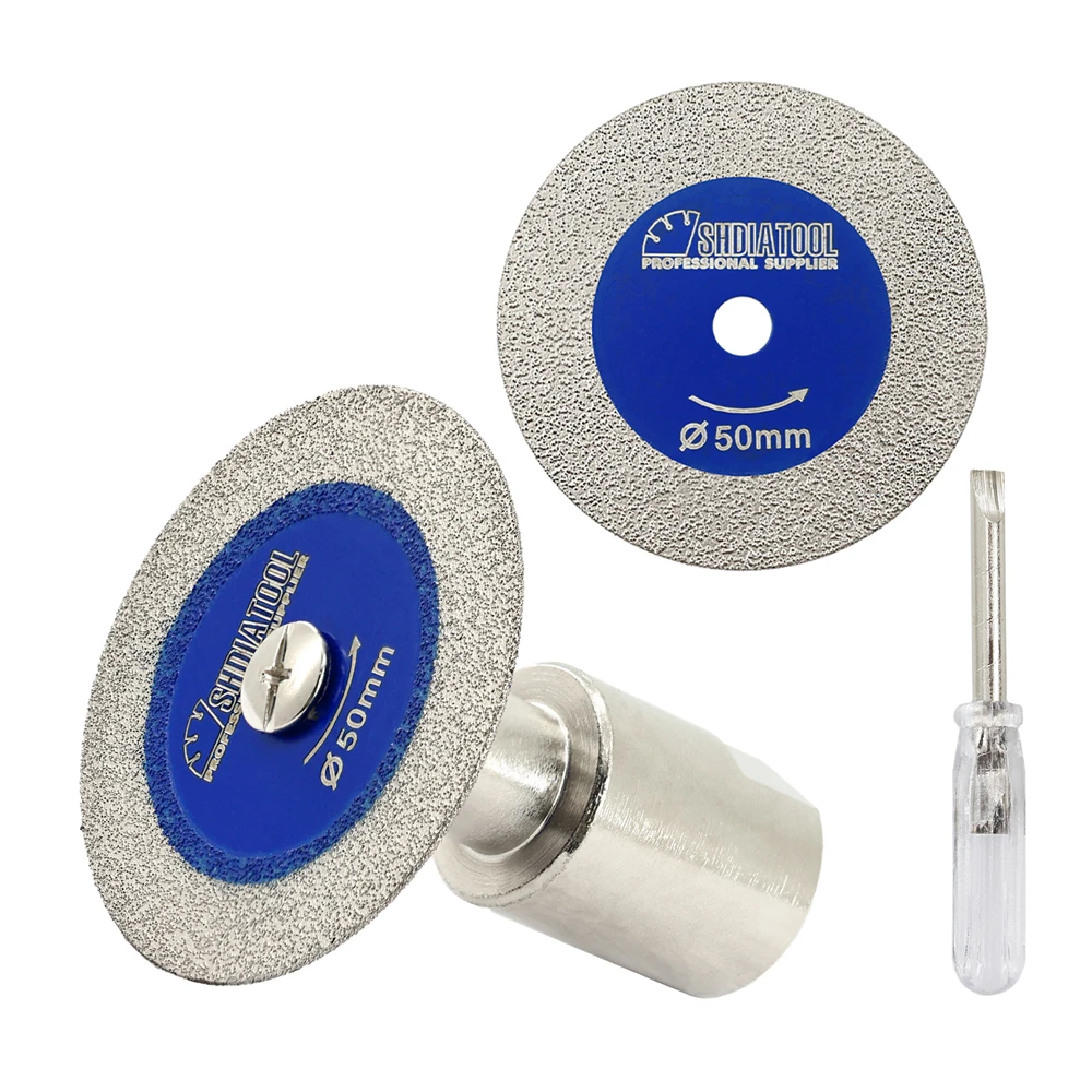 SHDIATOOL пильное полотно для резьбы диаметром 30/40/50 мм, гравировальный режущий диск с фланцем M14, мини-резак для стекла, нефрита и кристаллов
