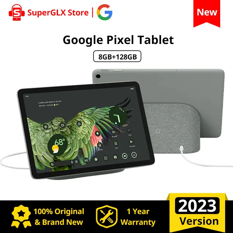2023 New Google Pixel Tablet Pad With Charging Speaker Dock Google Tensor G2 Octa-core 8GB+128GB Android Tablet 10.95inch Screen