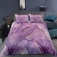fashion marble bedding set with pillowcases colorful quilt cover women girl soft home bedclothes queen king size duvet cover