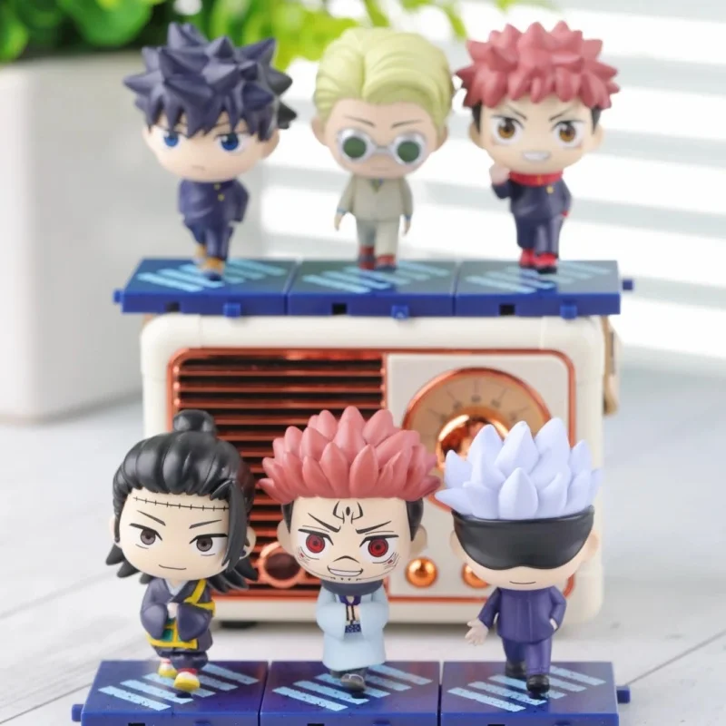 Фото Горячая распродажа: Jujutsu Kaisen V2 Original Stride Walk Series Blind Box — Фигурка Сатору Годжо, аниме-кукла, настольное украшение, игрушка, подарок №1