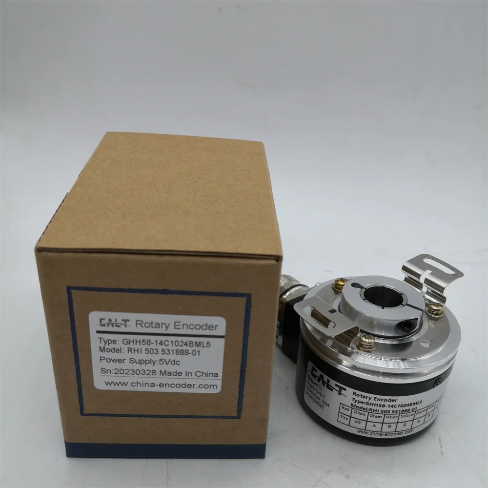 Фото GHH58-14C1024BML5 Замена роторного энкодера RHI 503 531888-01 1024PPR TTL №5