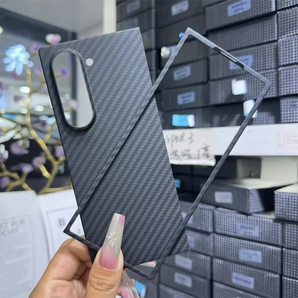 Тонкий чехол из настоящего арамидного углеродного волокна для Samsung Galaxy Z Fold6