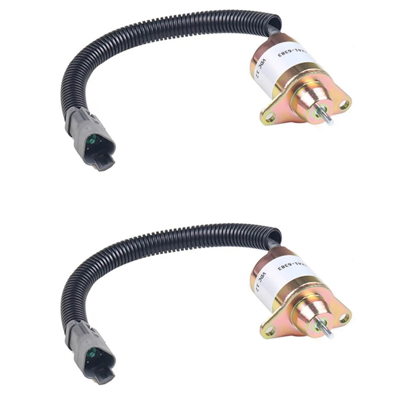 2X TK41-6383 12V стопорный электромагнитный клапан для Yanmar Thermo King пламени