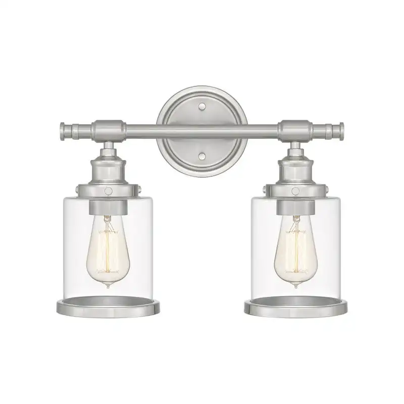 

2-Light Brushed Nickel Light настольная лампа Monitor lamp White lamp desk Nordic lamp Room decor Nail lamp Read