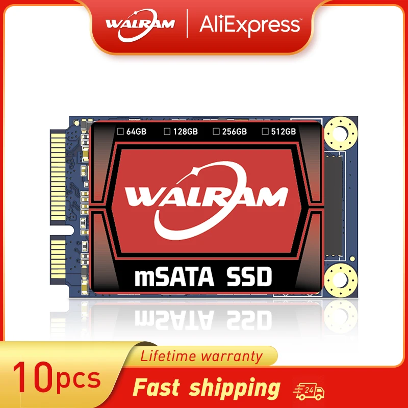 Walram SSD mSATA Half Size SSD 128GB 256GB 512GB 1tb HDD SATA 3.0 III For Tablet PC Laptop hard drive disk mSATA ssd half size