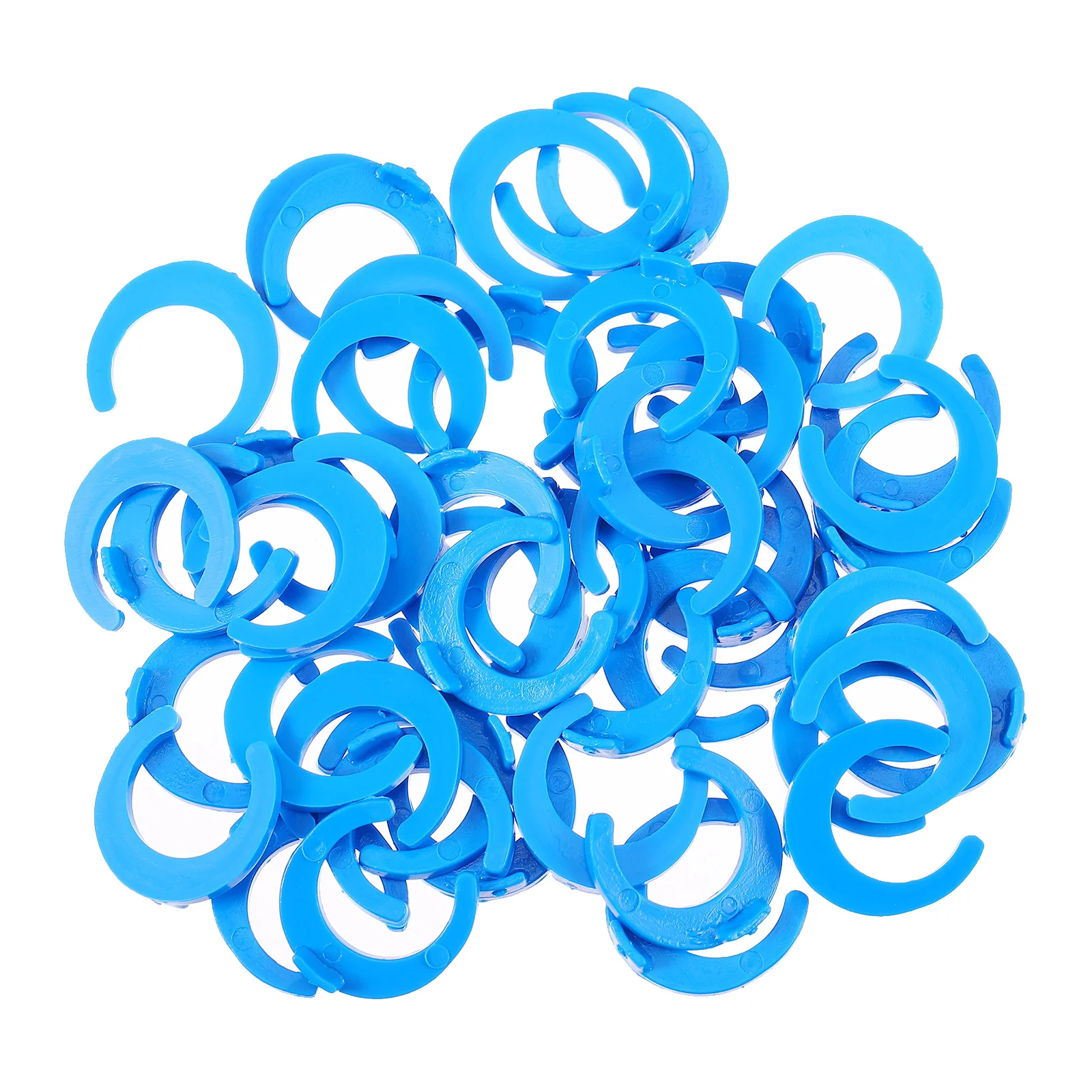 

100 Pcs Water Purifier Buckle Ro Filter System 1/4" Locking Clips Clamps Quick Connector Plastic Reverse Osmosis Parts Inch