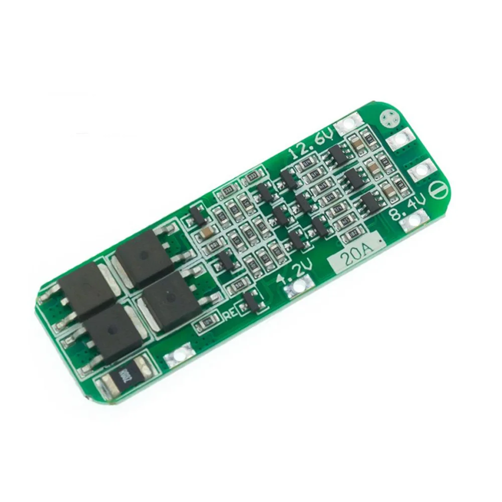 3S 20A литий-ионный аккумулятор 18650 зарядное устройство PCB плата защиты BMS 12 6 V Cell 59x20x3