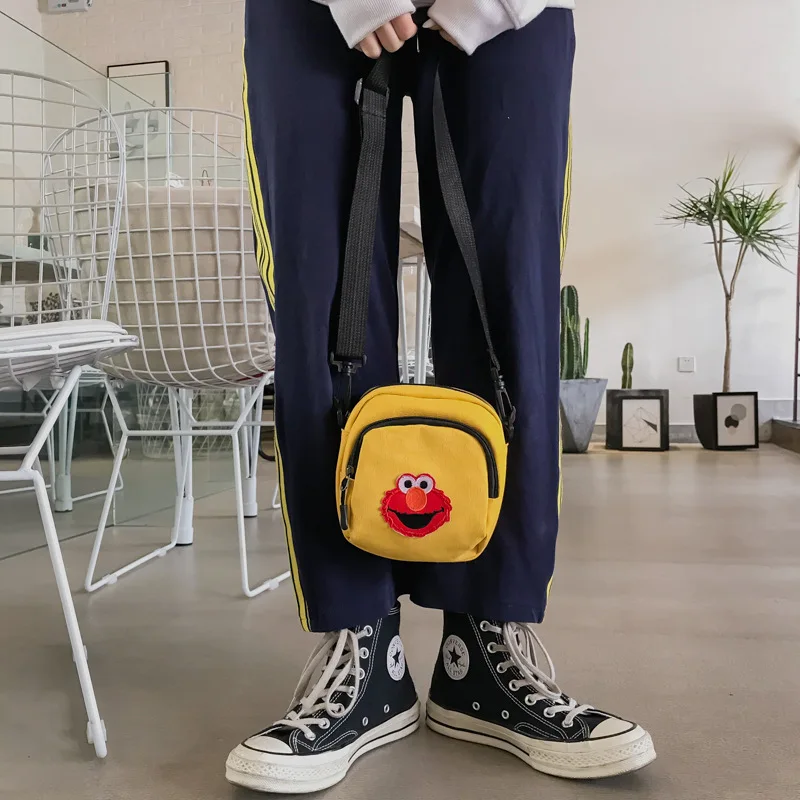 Холщовая Сумка через плечо с изображением монстра из мультфильма - купить по