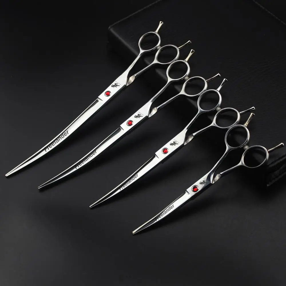 

Scissor /shear Curved Straight Dog Excellent ”9 Cutting Scissors Grooming 78“”8 6 Inch