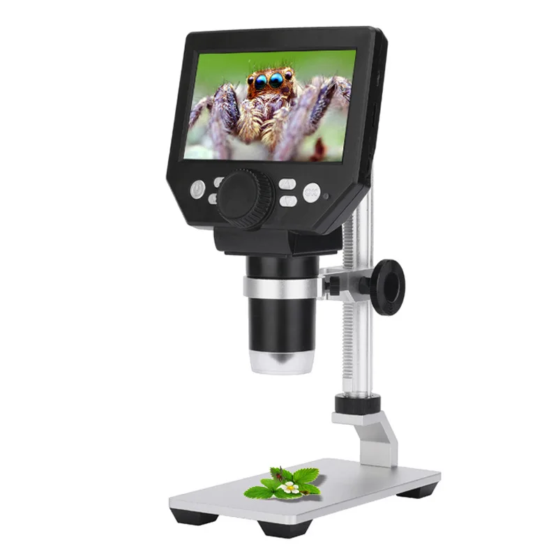 Digital Microscope 4.3 Inch 1000X Continuous Magnification USB Microscope Camera Video Recorder For PCB Soldering Repair Study