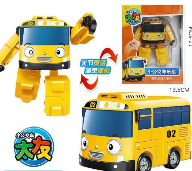 

Korean Amine model Tayo the little bus Transformation Action Figure Toys Kids Toys For Boys Gifts bus car vehicle color 5