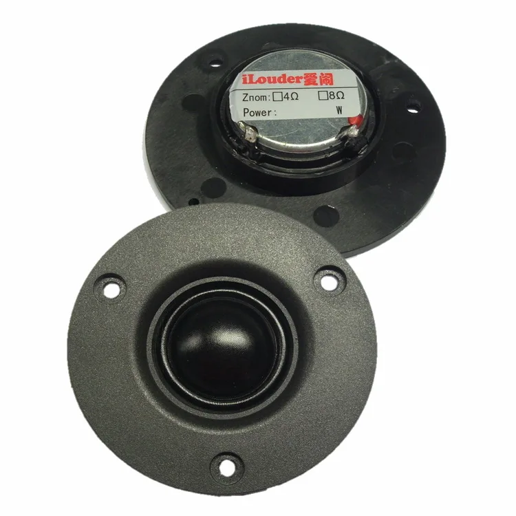 Фото Заводской HiFi динамик 3 дюйма, 4Ω/8Ω на выбор, RMS мощность 15 Вт, 92 дБ, 25-ядерный неодимовый магнит. Шелковый купольный твитер для автомобиля/ПК и других устройств №2