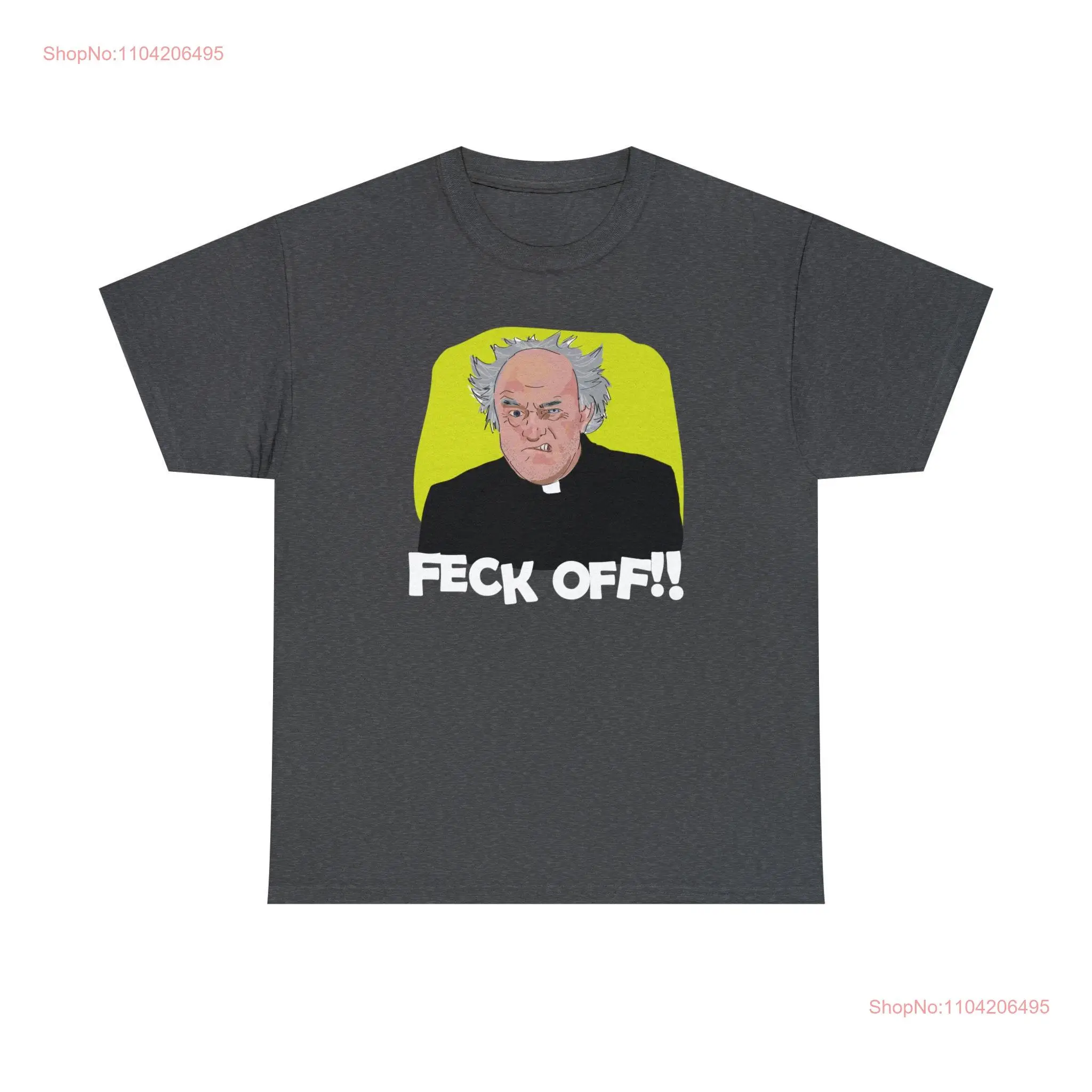 Хлопковая футболка Feck Off с длинными или короткими рукавами