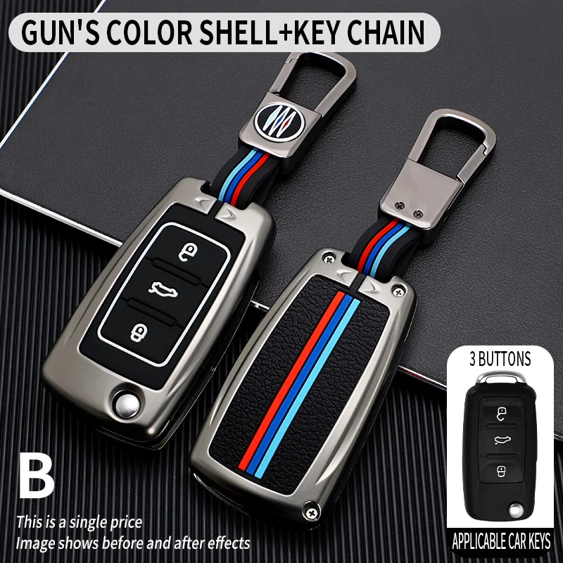 

Car Key Case Covers For Volkswagen VW Golf 3 4 5 6 Mk4 Mk6 Passat B5 B6 B7 B8 Cc Polo Tiguan Mk2 Touran Jetta 6 Bora Key Shells