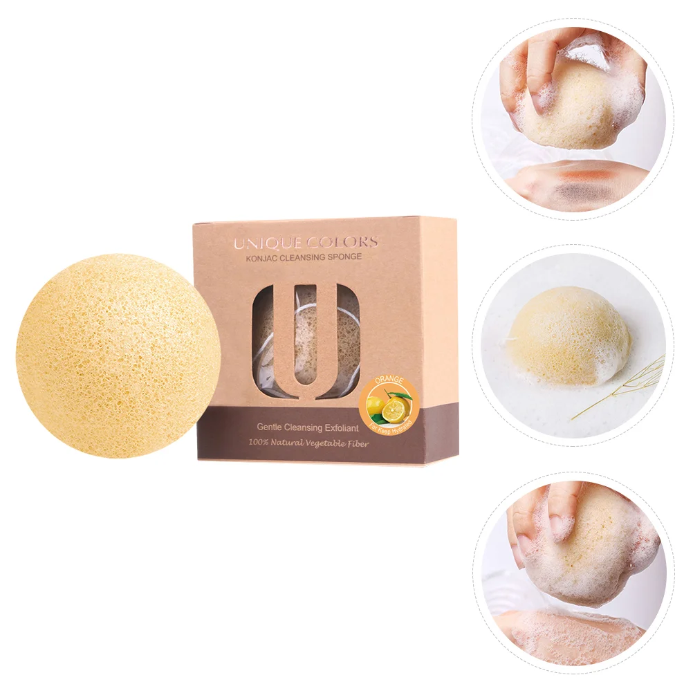 

Sponge Facial Face Puff Makeup Cleaning Body Washing Scrubber Tool Pad Cleansing Powder Exfoliating Exfoliatorremover Pads