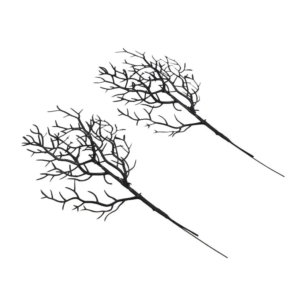5 шт. черный Хэллоуин искусственная мертвая ветка рога форма невыцветающая