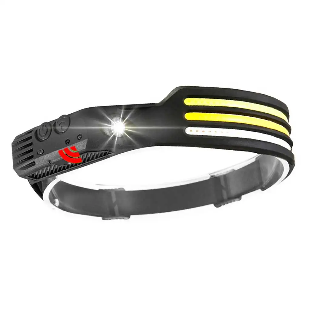 

Налобный фонарь с зарядкой от USB, 2/3 лм, 4 режима
