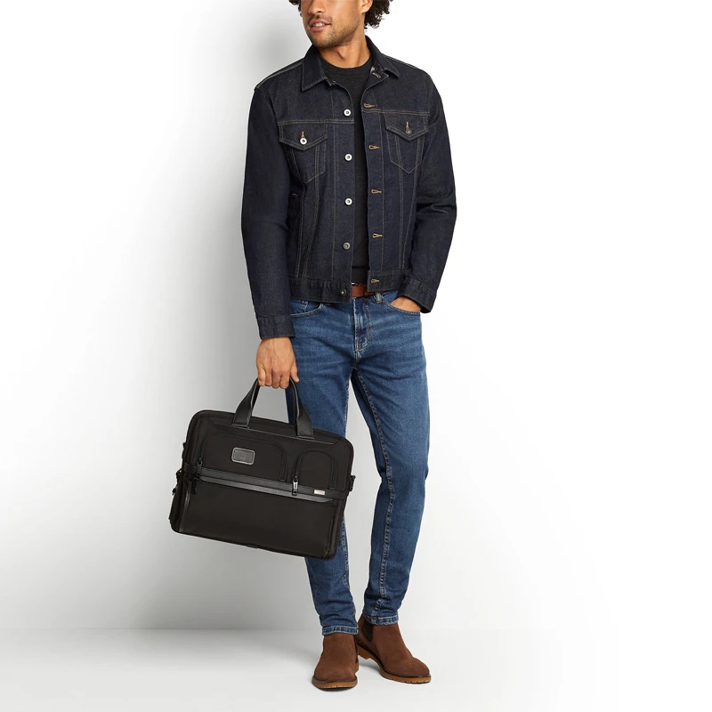 02603141d3 expandable one shoulder handbag laptop bag Office Bag